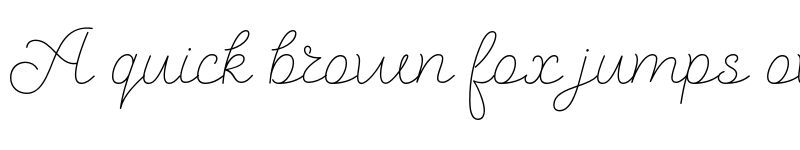 Preview of FONTSPRING DEMO - Salve Script1 Regular font