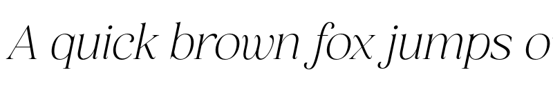 Preview of FONTSPRING DEMO - San de More Italic font