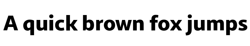 Preview of FONTSPRING DEMO - Sana Sans Alt Black Regular font