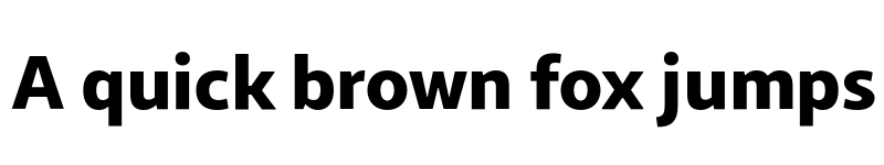 Preview of FONTSPRING DEMO - Sana Sans Black Regular font