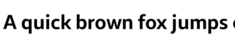 Preview of FONTSPRING DEMO - Sana Sans Bold Regular font