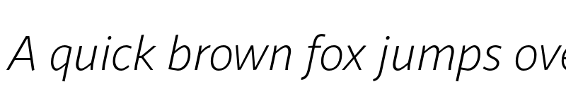 Preview of FONTSPRING DEMO - Sana Sans Book Italic Regular font