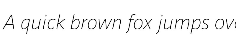 Preview of FONTSPRING DEMO - Sana Sans Light Italic Regular font