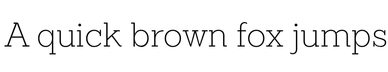 Preview of FONTSPRING DEMO - Sanchez ExtraLight Regular font