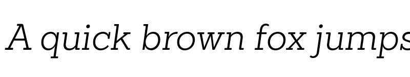 Preview of FONTSPRING DEMO - Sanchez Light Italic Regular font