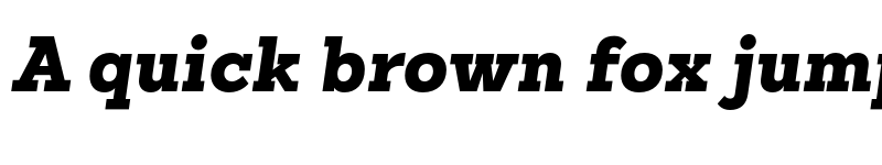 Preview of FONTSPRING DEMO - Sanchez Slab Black Black Italic font