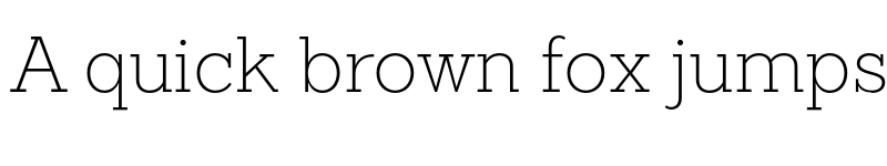 Preview of FONTSPRING DEMO - Sanchez Slab ExtraLight ExtraLight font