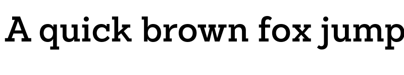 Preview of FONTSPRING DEMO - Sanchez Slab Semibold SemiBold font