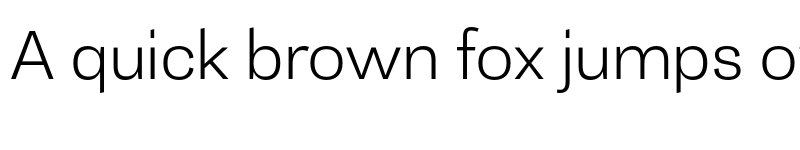 Preview of FONTSPRING DEMO - Sans ExtLt Regular font