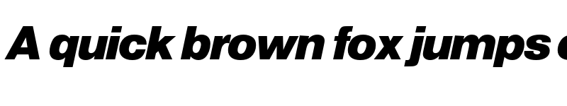 Preview of FONTSPRING DEMO - Sans Pro Poster Black Italic font