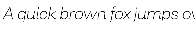 Preview of FONTSPRING DEMO - Sans Th It Italic font