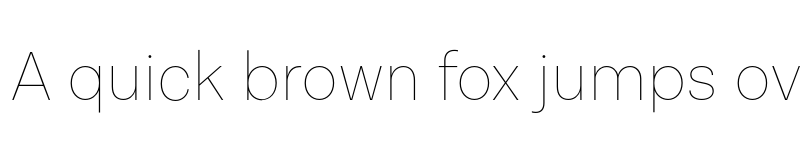 Preview of FONTSPRING DEMO - Santi Thin Regular font