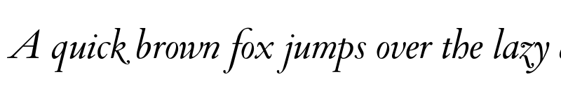 Preview of FONTSPRING DEMO - Sarabande Italic font
