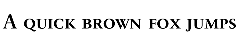 Preview of FONTSPRING DEMO - Savoy Pro Caps Bold font