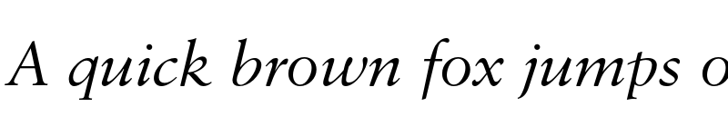 Preview of FONTSPRING DEMO - Savoy Pro Italic font