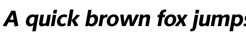 Preview of FONTSPRING DEMO - Saxony Serial Bold Italic font