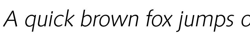 Preview of FONTSPRING DEMO - Saxony Serial Light Italic font