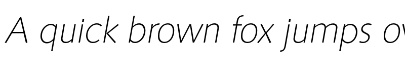 Preview of FONTSPRING DEMO - Saxony Serial Xlight Italic font
