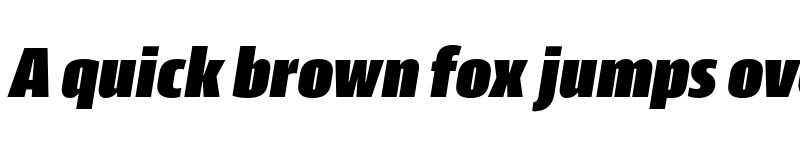 Preview of FONTSPRING DEMO - Scansky Condensed Black Italic font