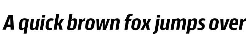 Preview of FONTSPRING DEMO - Scansky Condensed SemiBold Italic font