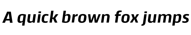 Preview of FONTSPRING DEMO - Scansky SemiBold Italic font