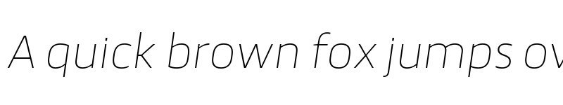 Preview of FONTSPRING DEMO - Scansky Thin Italic font