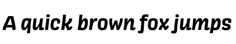 Preview of FONTSPRING DEMO - Scarlet Bold Italic Regular font