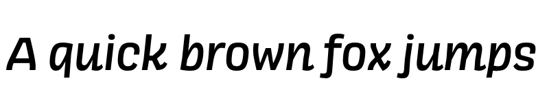 Preview of FONTSPRING DEMO - Scarlet Medium Italic Regular font