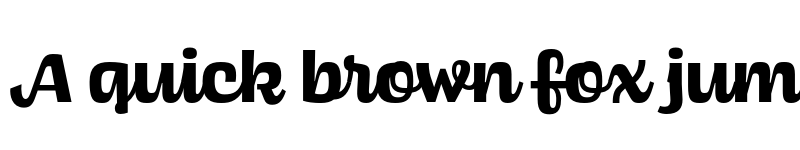 Preview of FONTSPRING DEMO - Scarlet Script ExtraBold Regular font