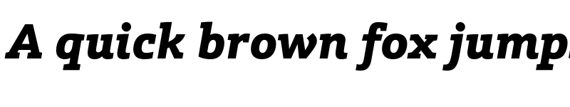 Preview of FONTSPRING DEMO - Schnebel Slab Pro Black Italic font