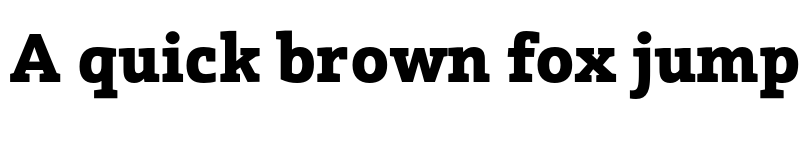 Preview of FONTSPRING DEMO - Schnebel Slab Pro Black Regular font