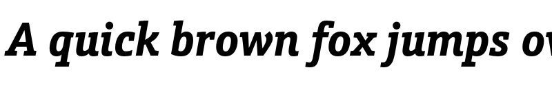 Preview of FONTSPRING DEMO - Schnebel Slab Pro Cond Bold Italic font
