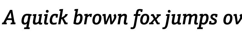 Preview of FONTSPRING DEMO - Schnebel Slab Pro Cond Medium Italic font