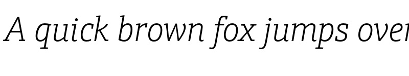Preview of FONTSPRING DEMO - Schnebel Slab Pro Cond Thin Italic font