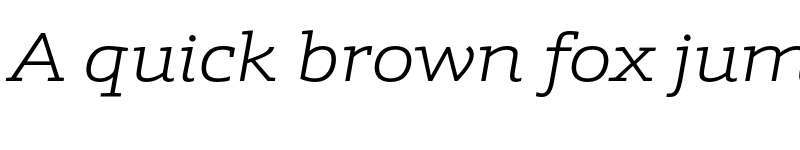 Preview of FONTSPRING DEMO - Schnebel Slab Pro Expand Light Italic font