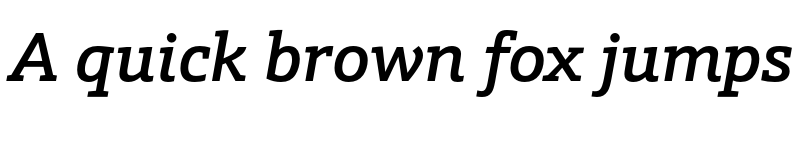 Preview of FONTSPRING DEMO - Schnebel Slab Pro Medium Italic font