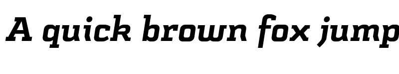 Preview of FONTSPRING DEMO - Schwager Black Black Italic font