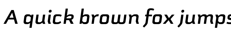 Preview of FONTSPRING DEMO - Schwager Sans Bold Italic font