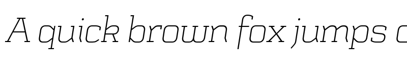 Preview of FONTSPRING DEMO - Schwager Thin Thin Italic font