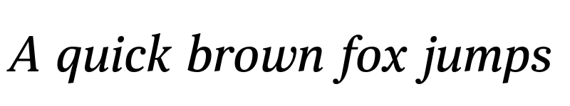 Preview of FONTSPRING DEMO - Scientia Medium Italic font