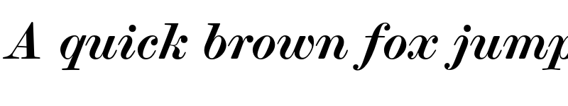 Preview of FONTSPRING DEMO - Scotch Modern Bold Italic font