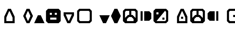 Preview of FONTSPRING DEMO - Screener Symbols font