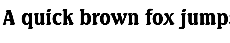 Preview of FONTSPRING DEMO - Seagull Serial Black Regular font