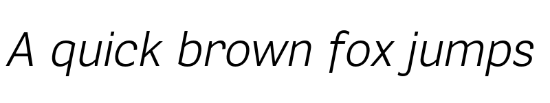 Preview of FONTSPRING DEMO - Segaon Light Italic font