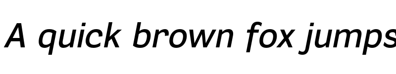 Preview of FONTSPRING DEMO - Segaon Medium Italic font