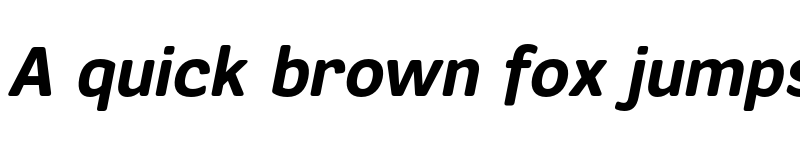 Preview of FONTSPRING DEMO - Segaon Soft ExtraBold Italic font