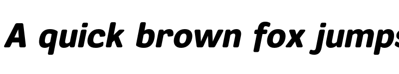 Preview of FONTSPRING DEMO - Segaon Soft Heavy Italic font