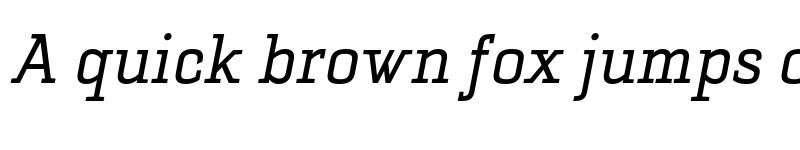 Preview of FONTSPRING DEMO - Selektor Slab Regular Italic Regular font