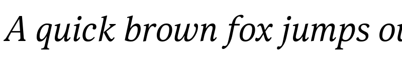 Preview of FONTSPRING DEMO - Selina Italic font