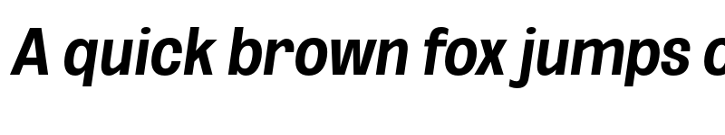 Preview of FONTSPRING DEMO - SemBd ExtCond Obli Italic font